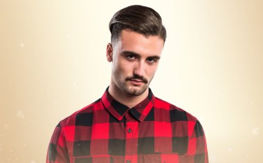 İzole arka plan üzerinde model