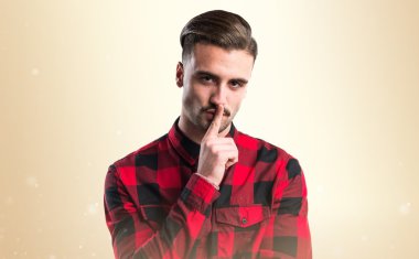 İzole arka plan üzerinde model