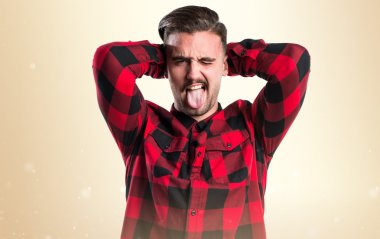 İzole arka plan üzerinde model