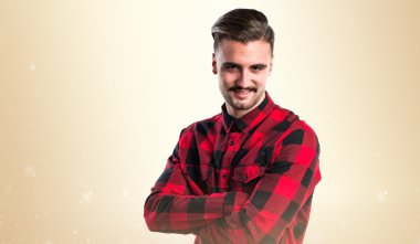 İzole arka plan üzerinde model