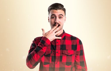 İzole arka plan üzerinde model