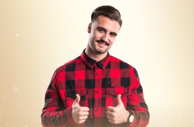 İzole arka plan üzerinde model