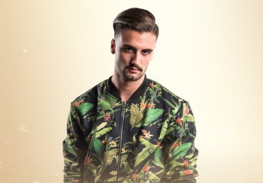 İzole arka plan üzerinde model