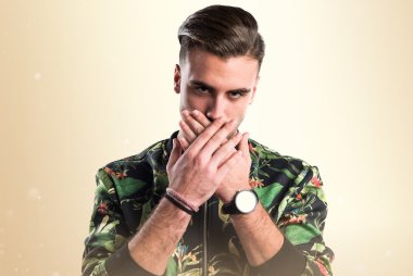 İzole arka plan üzerinde model