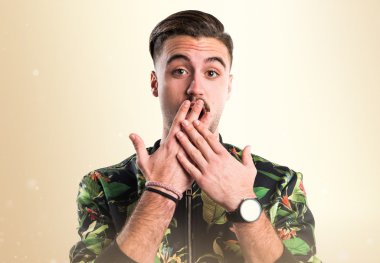 İzole arka plan üzerinde model