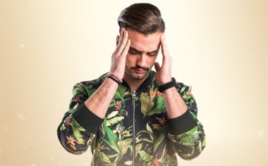 İzole arka plan üzerinde model