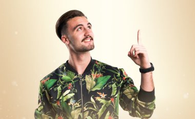 İzole arka plan üzerinde model