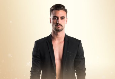 İzole arka plan üzerinde model