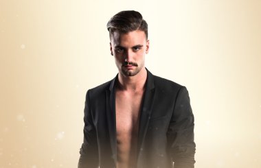 İzole arka plan üzerinde model