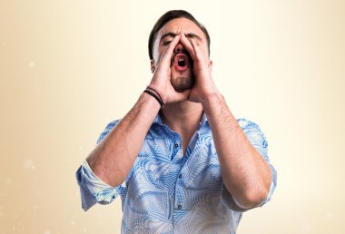 İzole arka plan üzerinde model