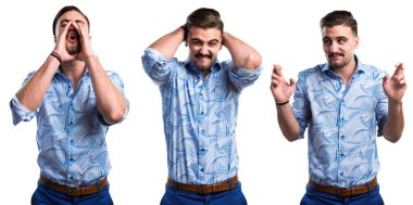 İzole arka plan üzerinde model