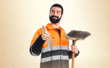 Başparmak ile çöp adam