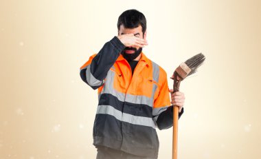 Çöp Adam kötü jest kokulu yapma