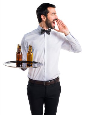 Adam izole arka plan