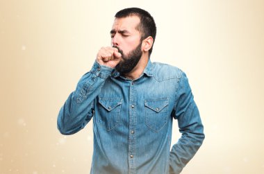 Adam izole arka plan