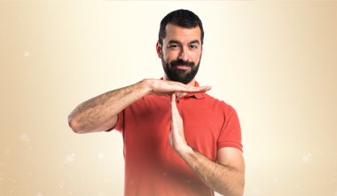 Adam izole arka plan