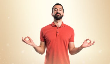 Adam izole arka plan