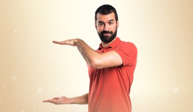 Adam izole arka plan