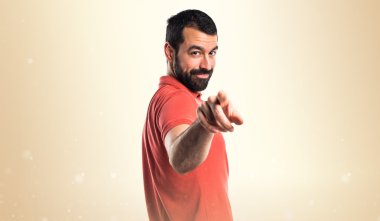 Adam izole arka plan