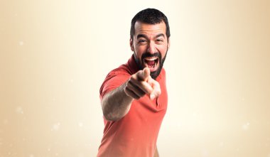 Adam izole arka plan