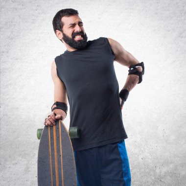 Adam izole arka plan