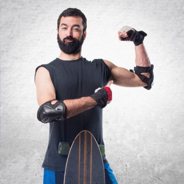 Adam izole arka plan