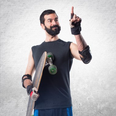 Adam izole arka plan