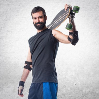 Adam izole arka plan