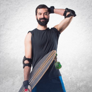 Adam izole arka plan