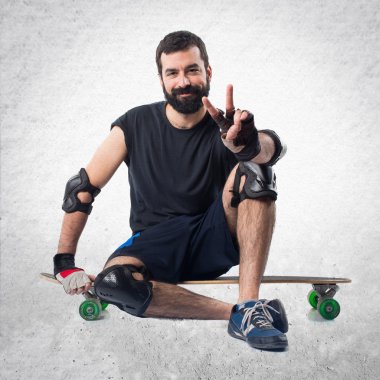 Adam izole arka plan