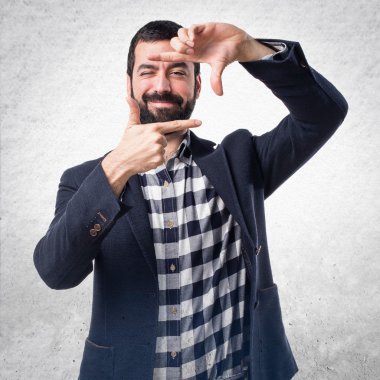 Adam izole arka plan