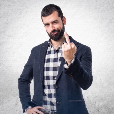 Adam izole arka plan