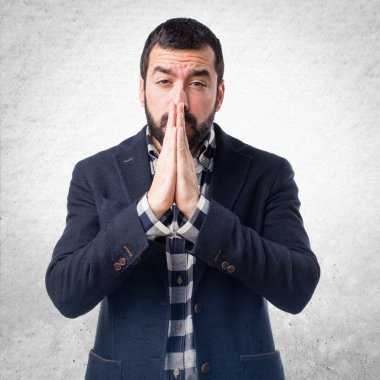 Adam izole arka plan