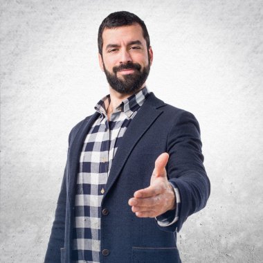 Yakışıklı adam bir anlaşma yapma