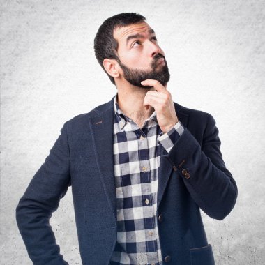 Adam izole arka plan