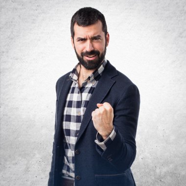 Adam izole arka plan