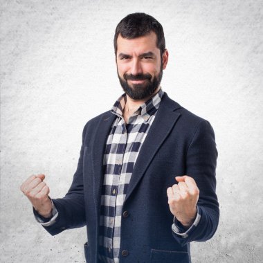 Adam izole arka plan