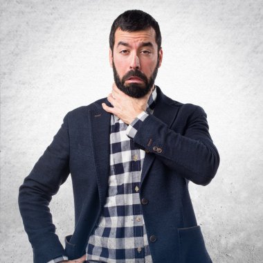 Adam izole arka plan