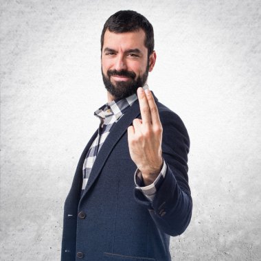 Adam izole arka plan