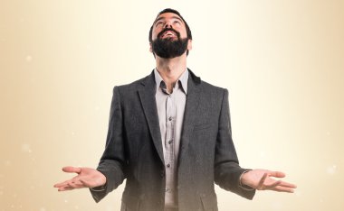 Adam izole arka plan