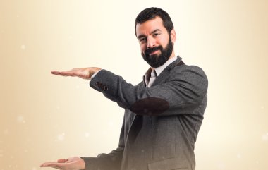 Adam izole arka plan