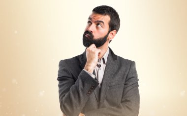 Adam izole arka plan