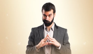 Adam izole arka plan