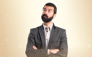 Adam izole arka plan