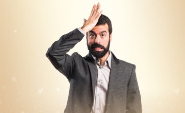 Adam izole arka plan