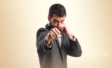 Adam izole arka plan