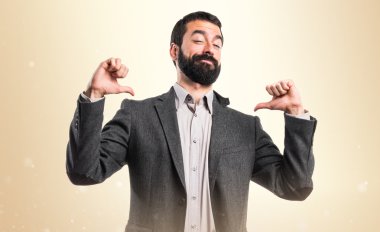 Adam izole arka plan