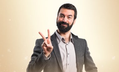 Adam izole arka plan