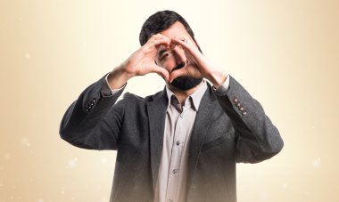 Adam izole arka plan