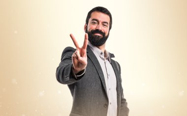 Adam izole arka plan